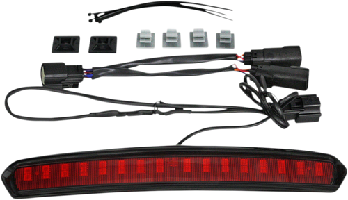 Open Box CUSTOM DYNAMICS CD-TP-LID-BR Tour Pack Lid Light - Black/Red