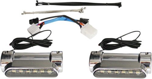 Open Box CUSTOM DYNAMICS CD-CB-AW-HD-C Engine Guard Light - Chrome - '97-'13 FLH - Chrome '97-'13 FLH