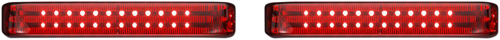 Open Box CUSTOM DYNAMICS PB-SBSEQ-BCM-BR Saddlebag LED Lights - Sequential - Black/Red - Sequential Black/Red