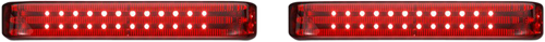 Open Box CUSTOM DYNAMICS PB-SBSEQ-BCM-CR Saddlebag LED Lights - Sequential - Chrome/Red - Sequential Chrome/Red