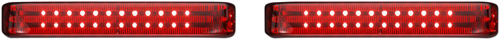 Open Box CUSTOM DYNAMICS PB-SBSEQ-BCM4BR Saddlebag LED Lights - Sequential - Black/Red - Sequential Black/Red