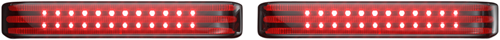 Open Box CUSTOM DYNAMICS PB-SBSEQ-BCM4BS Saddlebag LED Lights - Sequential - Black/Smoke - Sequential Black/Smoke