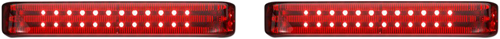 Open Box CUSTOM DYNAMICS PB-SBSEQ-HD-CR Saddlebag LED Lights - Sequential - Chrome/Red - Sequential Chrome/Red
