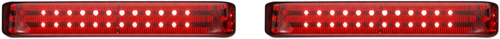 Open Box CUSTOM DYNAMICS PB-SBSEQ-SS8-BR Saddlebag LED Lights - Sequential - Black/Red - Sequential Black/Red