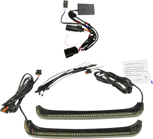 Open Box CUSTOM DYNAMICS CD-LPDC-BCM-S Saddlebag Lights - Smoke Lens