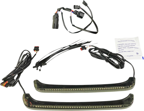 Open Box CUSTOM DYNAMICS CD-LPDC-BCM4-S Saddlebag Lights - Smoke Lens
