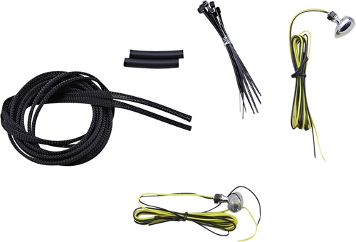 Open Box CUSTOM DYNAMICS CD-MICRO-A-C Micro Turn Signals - Amber -Chrome