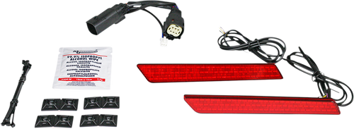 Open Box CUSTOM DYNAMICS CD-LATCH-DC4-R Saddlebag Light - Red Lens