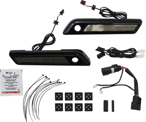 Open Box CUSTOM DYNAMICS CD-SBL-BCM-SB Latch Light - Saddlebag - Smoke - Black - Saddlebag Smoke Black