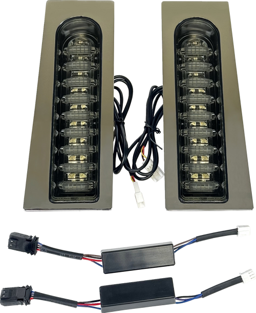 Open Box CUSTOM DYNAMICS PB-FILL-23-SC ProBEAM® Auxiliary Fillerz® - Run/Brake/Turn - Smoke Lens - Chrome - Run/Brake/Turn Smoke Lens Chrome