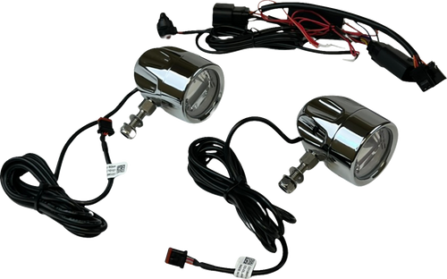 Open Box CUSTOM DYNAMICS PB-FOG-23-C LED Fog Light - Halo - Chrome - Halo Chrome