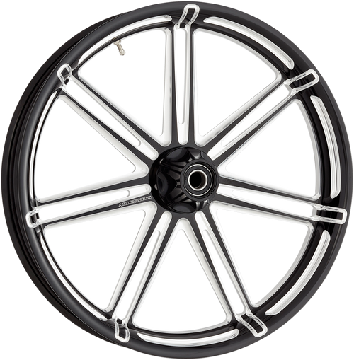 ARLEN NESS 10301-204-6008 Wheel - 7-Valve - Front - Dual Disc/With ABS - Black - 21x3.5 - 7-Valve Front Dual Disc/With ABS Black 21x3.5