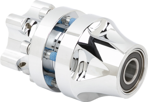 ARLEN NESS 71-649 Hub - Cartridge - Front/Single Disc - Chrome - Softail Standard/Street Bob - Cartridge Front/Single Disc Chrome Softail Standard/Street Bob