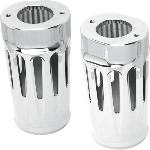 ARLEN NESS 20-012 Fork Boot Covers - Chrome - Deep Cut - FLHTD - Chrome Deep Cut FLHTD