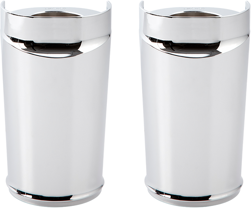 ARLEN NESS 20-036 Fork Boot Cover - Chrome - Smooth - Chrome Smooth