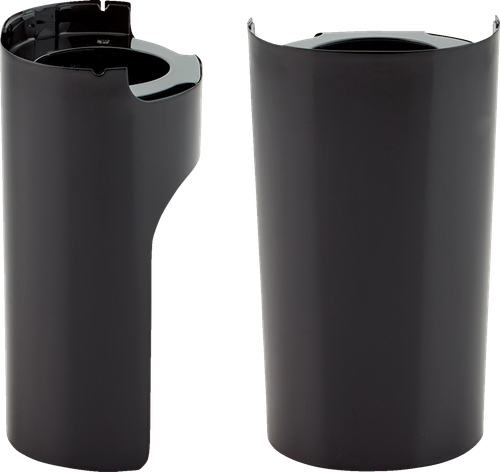 ARLEN NESS 125-000 Fork Boot Cover - Gloss Black Powdercoat - Smooth - Gloss Black Powdercoat Smooth