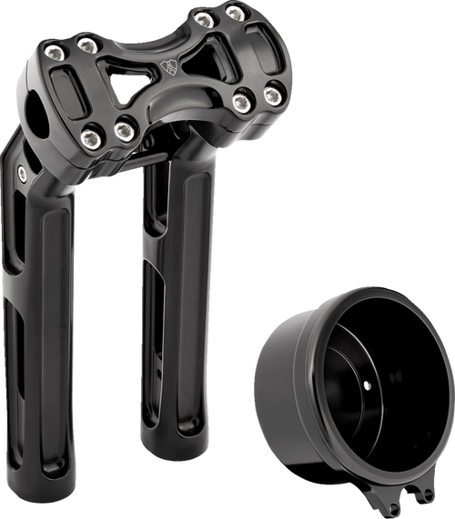 ARLEN NESS 520-071 Wayback Risers - Method - 10" - 4" Round Gauge - Black - Method 10" 4" Round Gauge Black