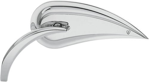 ARLEN NESS 13-090 Mirror - Rad III - Side View - Teardrop - Chrome - Left - Rad III Side View Teardrop Chrome Left