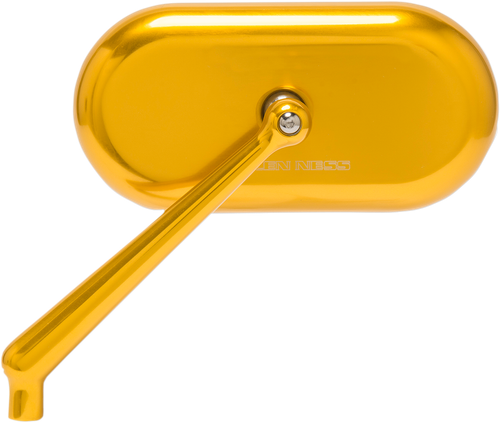 ARLEN NESS 13-175 Mirror - Side View - Oval - Gold - Left - Side View Oval Gold Left