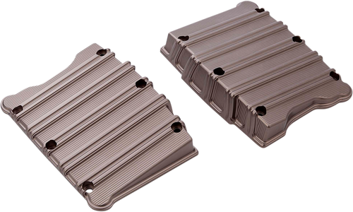 ARLEN NESS 18-257 Rocker Box Covers - 10 Gauge - Titanium - 10 Gauge Titanium