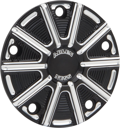 ARLEN NESS 700-026 Points Cover - Black - Twin Cam - Black Twin Cam