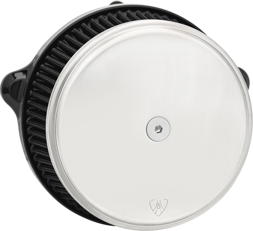 ARLEN NESS 600-310 Big Sucker™ Stage 1 Air Cleaner Kit with Cover - Smooth - Stainless Steel - Smooth Stainless Steel