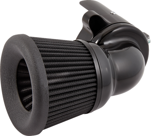 ARLEN NESS 800-002 Air Cleaner Kit - Velocity 90° - Black - Velocity 90° Black