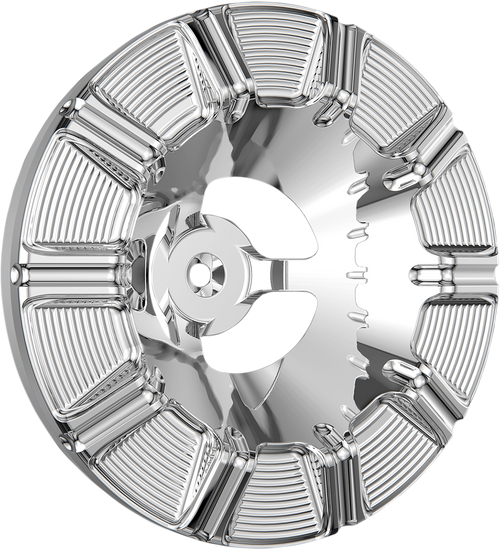 ARLEN NESS 601-001 Velocity Air Cleaner Cover - 10-Gauge - Chrome - 10-Gauge Chrome