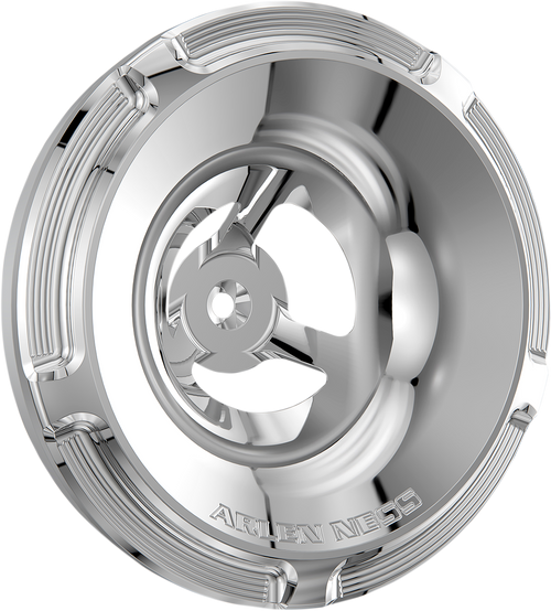 ARLEN NESS 601-003 Velocity Air Cleaner Cover - Beveled - Chrome - Beveled Chrome