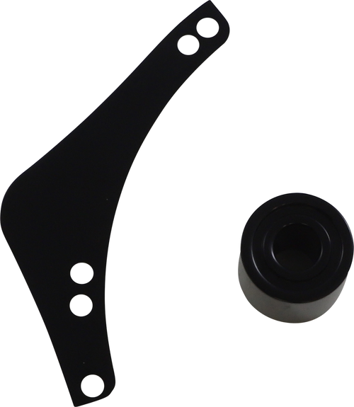 ARLEN NESS 600-052 Replacement Breather Bolt Cover Plate - Inverted/Method/Clear Tear/Sidekick - Left - Black - Inverted/Method/Clear Tear/Sidekick Left Black