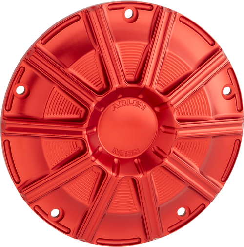 ARLEN NESS 700-006 10-Gauge Derby Cover - Red - Touring/Trike - Red Touring/Trike