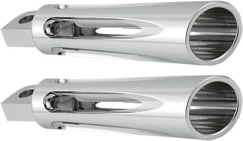 ARLEN NESS 06-470 Foot Pegs - Deep Cut - Chrome - Deep Cut Chrome