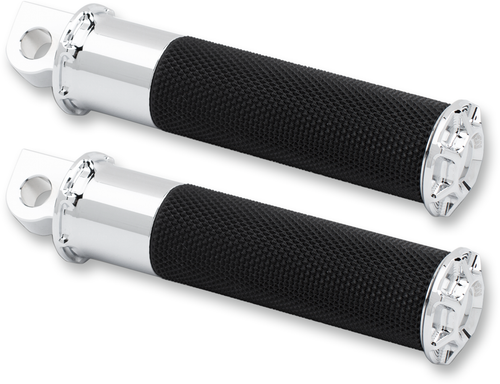 ARLEN NESS 07-928 Foot Pegs - Beveled - Chrome - Beveled Chrome
