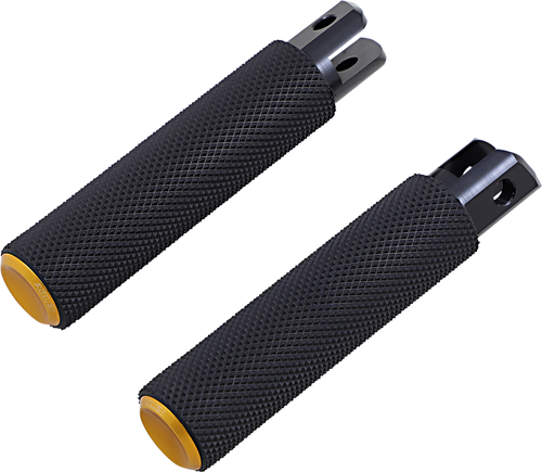 ARLEN NESS 07-952 Knurled Foot Pegs - Gold - FX/FL '18-'26 - Gold FX/FL '18-'26