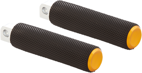 ARLEN NESS 07-953 Knurled Foot Pegs - Gold - FL/FX '18-'25 - Gold FL/FX '18-'25