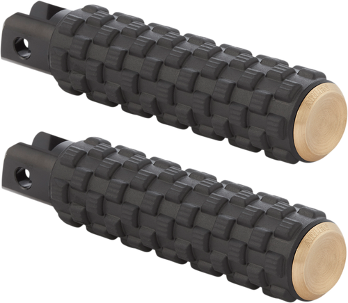 ARLEN NESS I-1309 AirTrax Foot Pegs - Brass - Chief/Chieftain - Brass Chief/Chieftain