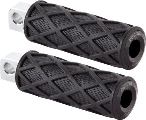 ARLEN NESS 400-047 Diamond Foot Pegs - Passenger - Black - Passenger Black