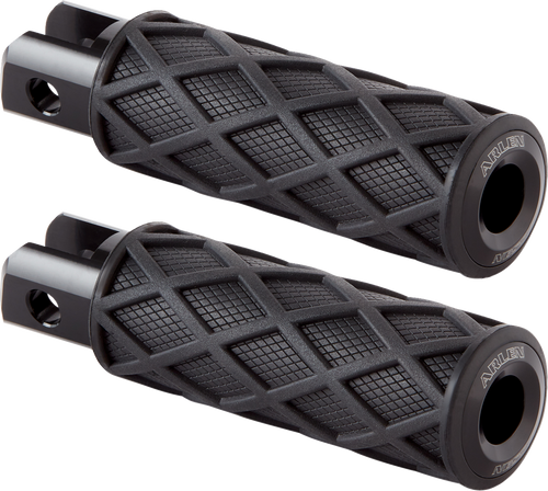 ARLEN NESS 400-051 Diamond Foot Pegs - Driver - Black - Driver Black