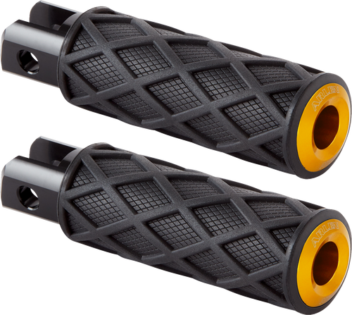 ARLEN NESS 400-057 Diamond Foot Pegs - Driver - Gold - Driver Gold