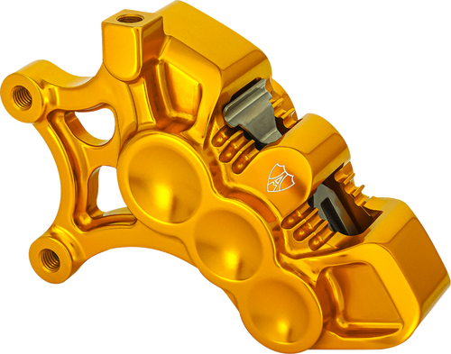 ARLEN NESS 320-109 Monoblock Axial Brake Caliper - 14" - Left - Gold - 14" Left Gold