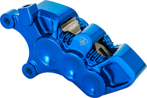 ARLEN NESS 320-114 Monoblock Axial Brake Caliper - 14" - Left - Blue - 14" Left Blue