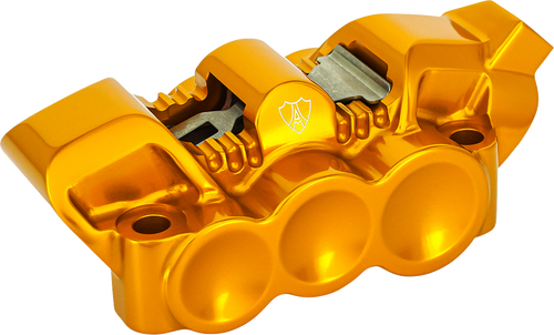 ARLEN NESS 320-138 Monoblock Radial Brake Caliper - 100 mm - Right - Gold - 100 mm Right Gold