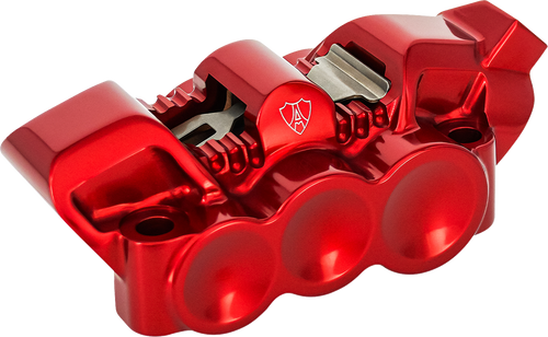 ARLEN NESS 320-139 Monoblock Radial Brake Caliper - 100 mm - Right - Red - 100 mm Right Red