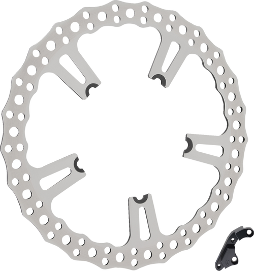 ARLEN NESS 02-991 Jagged Brake Rotor - 15" - Left - Spoke-Mount - 15" Left Spoke-Mount