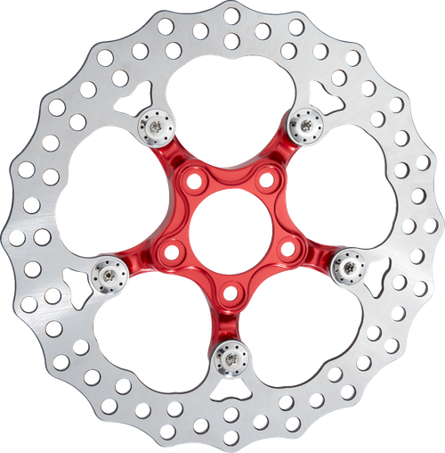 ARLEN NESS 300-071 Spider Rotor - 11.8" - Red - Rear - 11.8" Red Rear