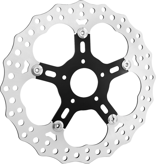 ARLEN NESS 300-094 Jagged Rear Brake Rotor - 12.6" - Stainless Steel - 12.6" Stainless Steel
