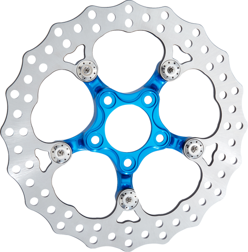 ARLEN NESS 300-109 Spider Rotor - 12.6" - Blue - Front - 12.6" Blue Front