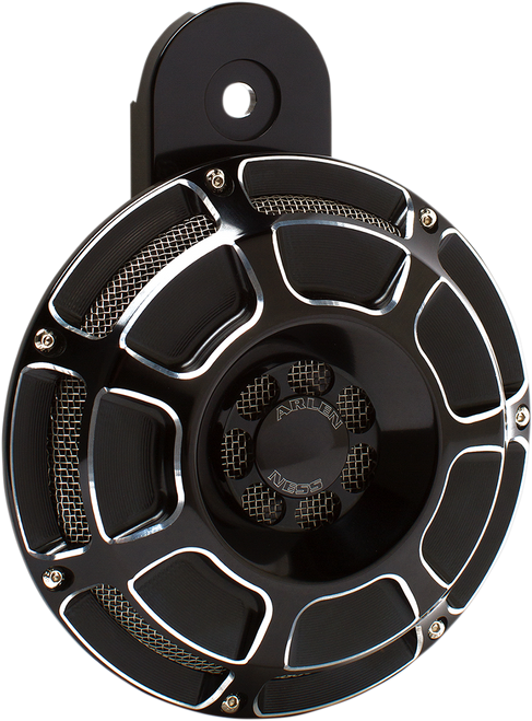 ARLEN NESS 70-204 Custom Horn - Beveled - Black - Beveled Black