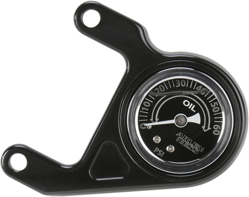 ARLEN NESS 15-676 Oil Pressure Gauge Kit - Radius - Black - HD '92-'99 - Radius Black HD '92-'99