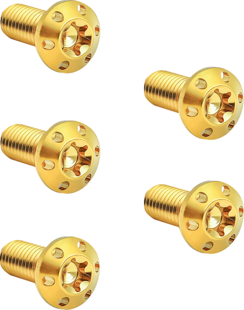 ARLEN NESS 300-914 Bolt Kit - Holeshot/Brake Rotor/Front - Hub Mount - Gold - 5/16-18 x 7/8" - 5 Pack - Holeshot/Brake Rotor/Front Hub Mount Gold 5/16-18 x 7/8" 5 Pack